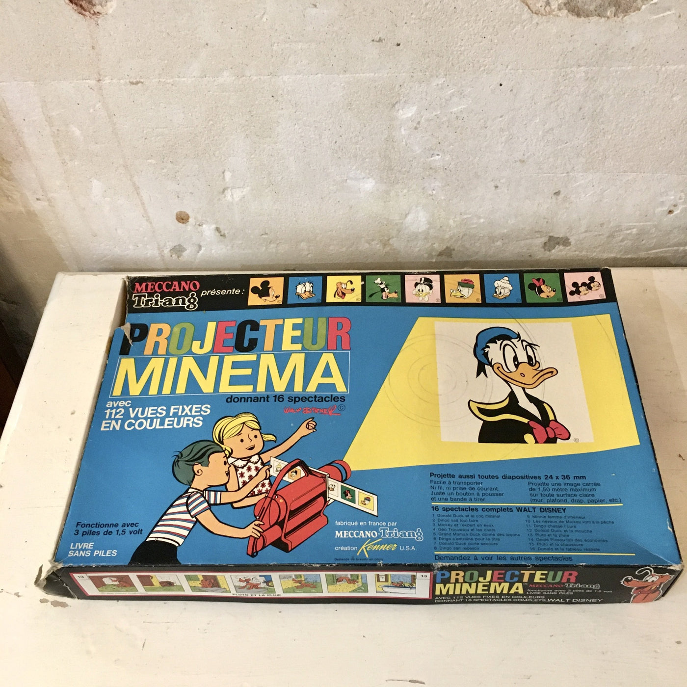 Projecteur Minema Donald années 60