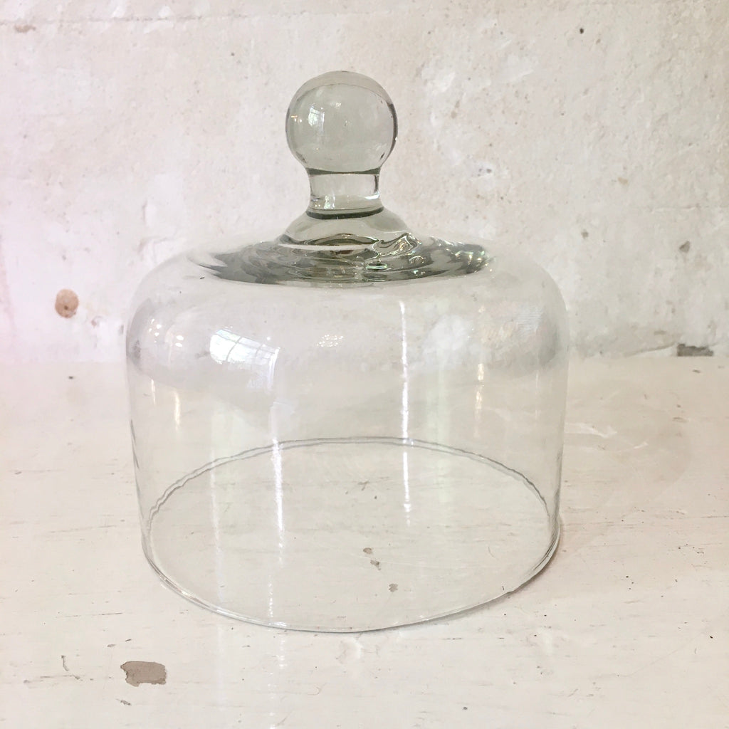 Petite cloche ronde en verre