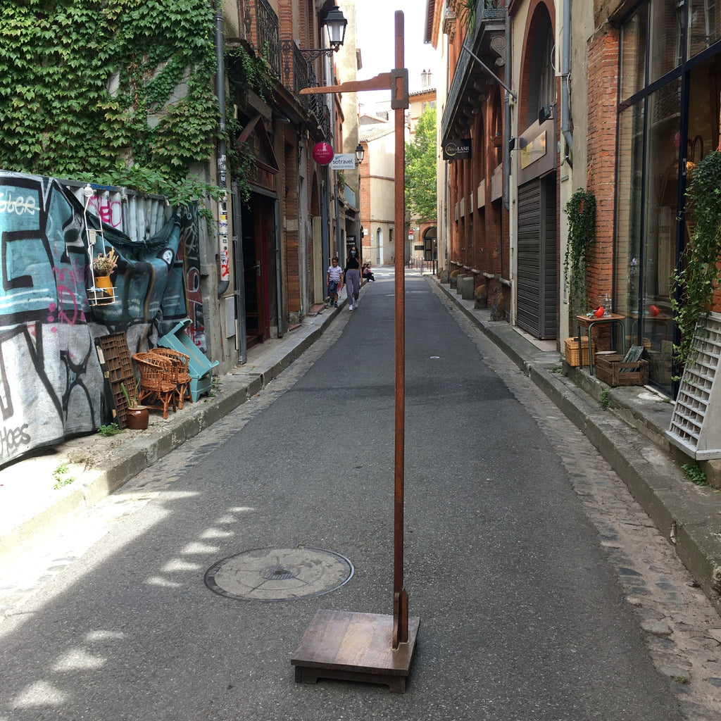 Toise en bois ancienne