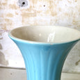 Vase en céramique bleu turquoise