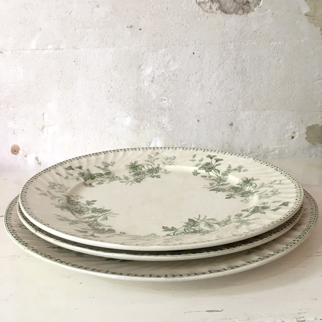 Plat rond Sarreguemines Elvire