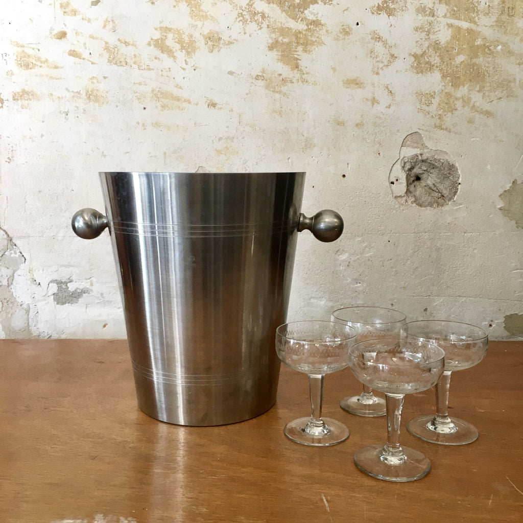 Très grand seau à champagne en Inox
