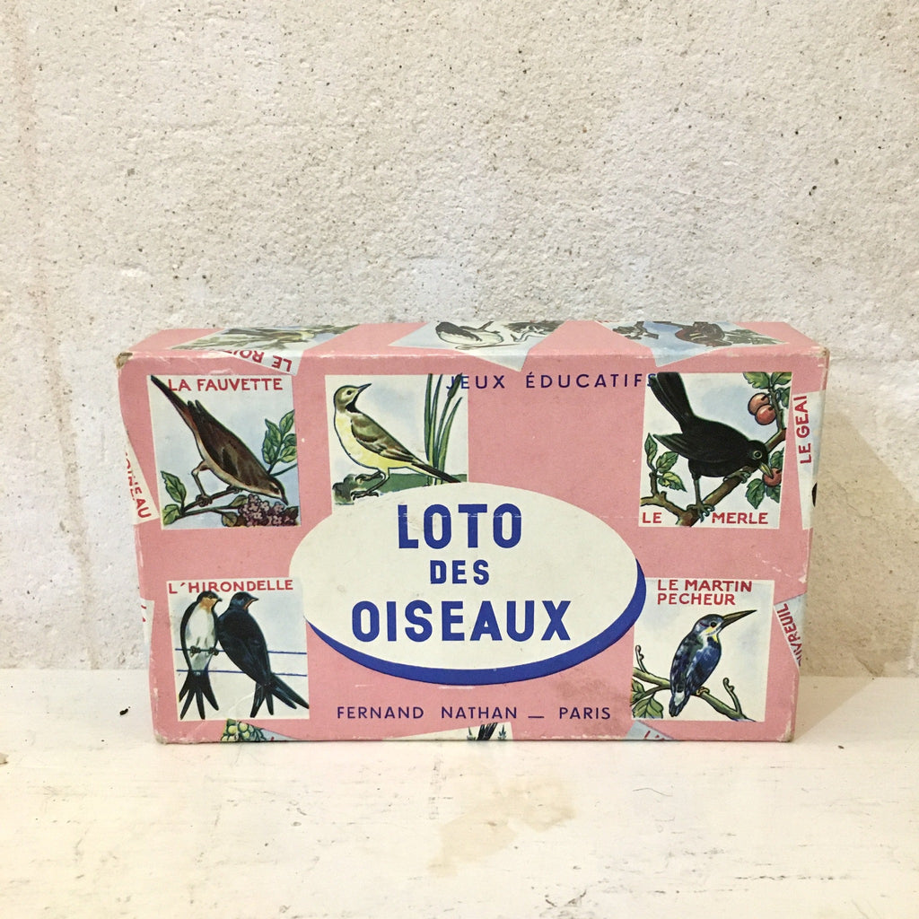 Jeu de loto des oiseaux de Fernand Nathan