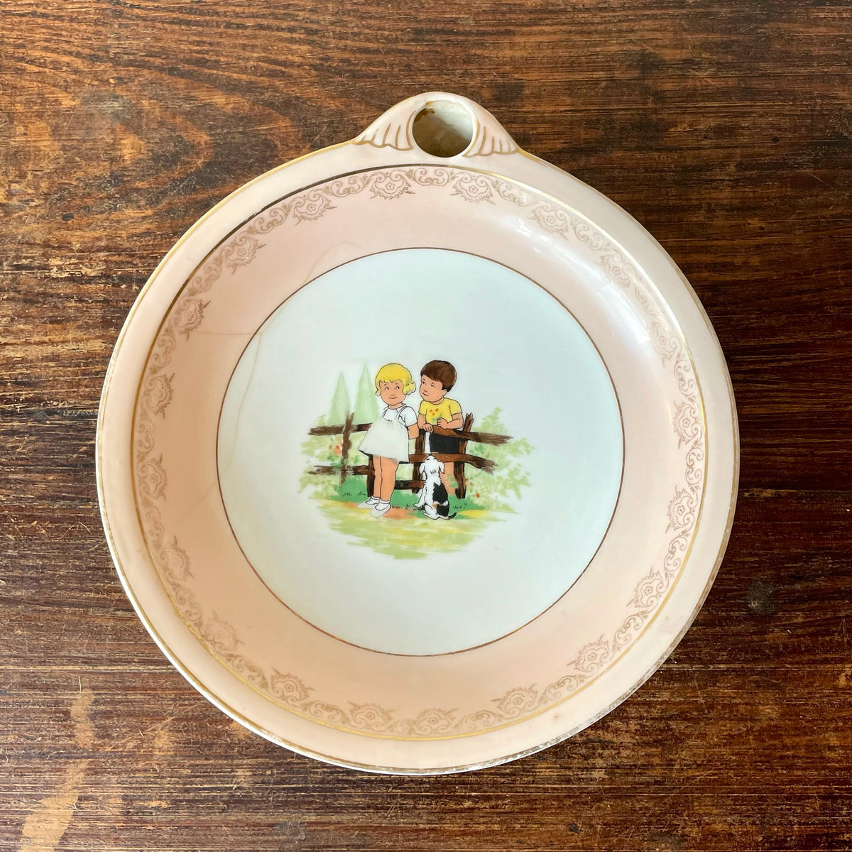 Assiette à bouillie - Limoges France pour la maison pas cher et