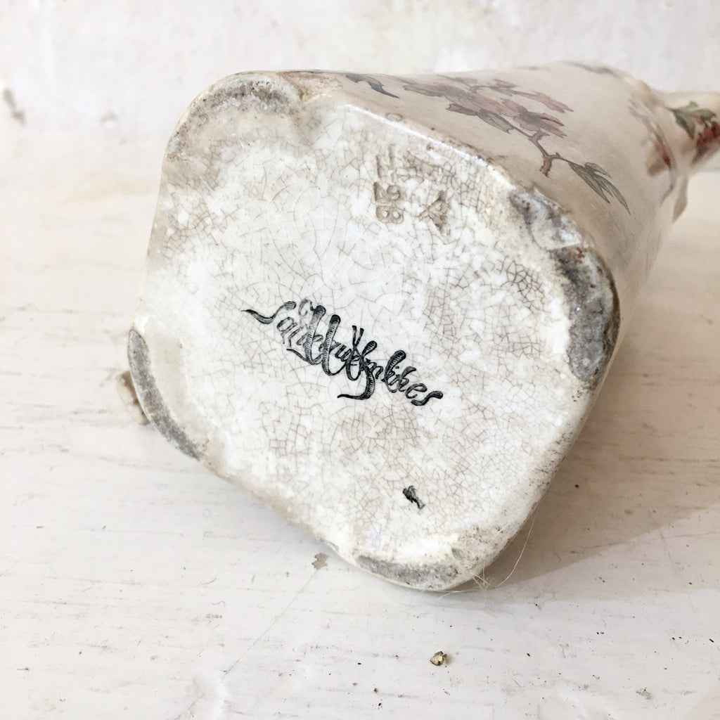 Petite cruche Art Nouveau Sarreguemines