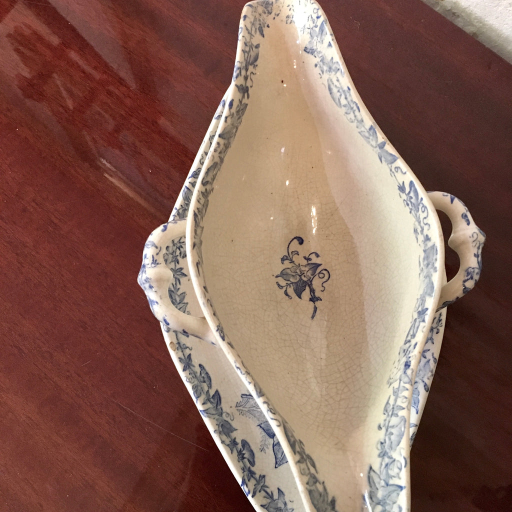 Saucière en faïence Liseron FF Pexonne