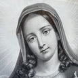 Gravure religieuse Le très Saint Coeur de Marie