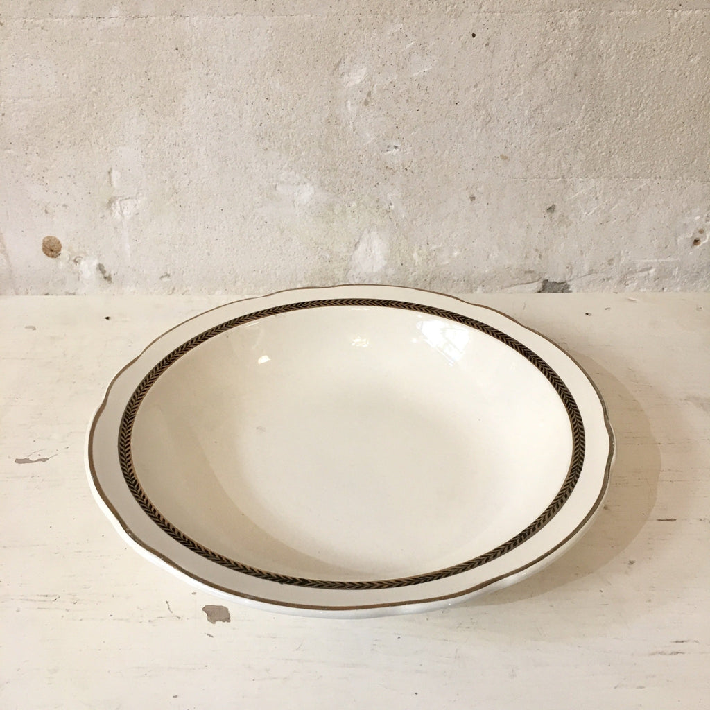 Plat rond et creux " Turenne " Digoin Sarreguemines