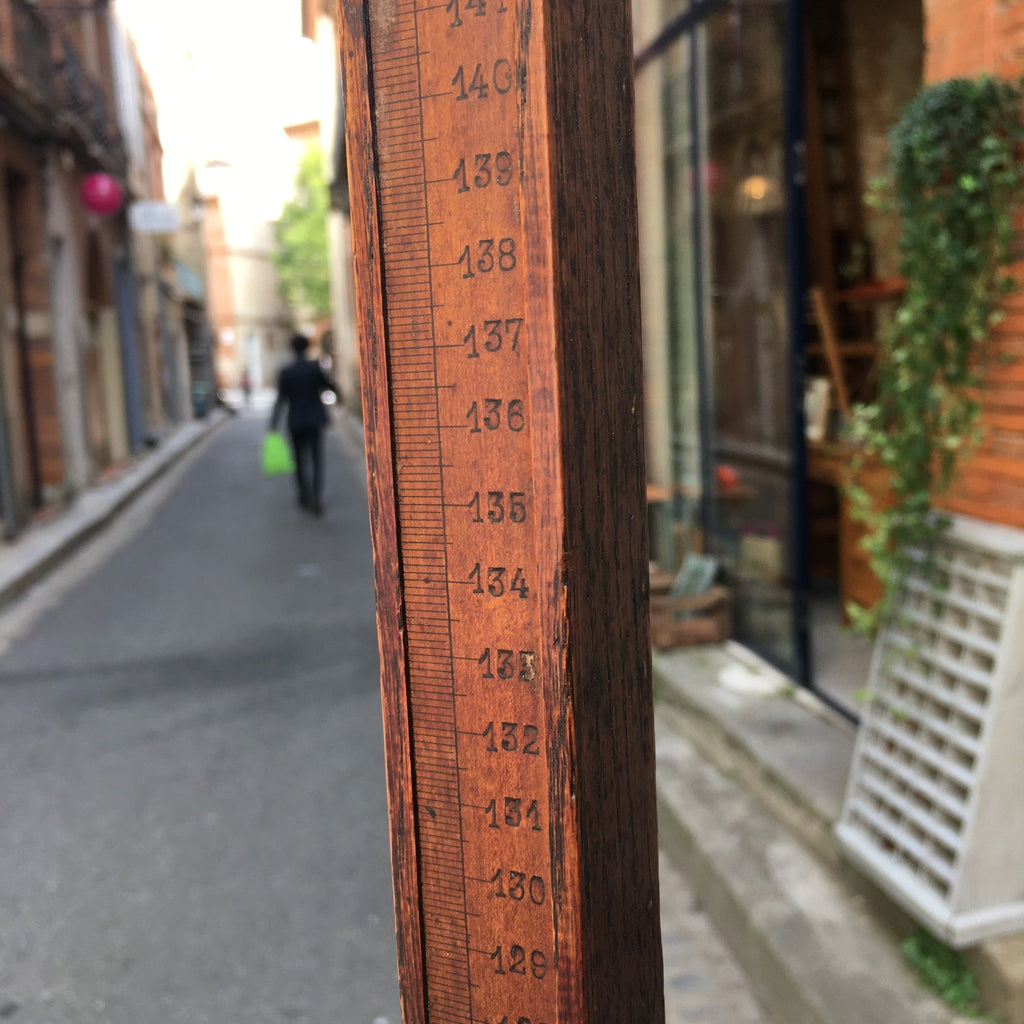 Toise en bois ancienne