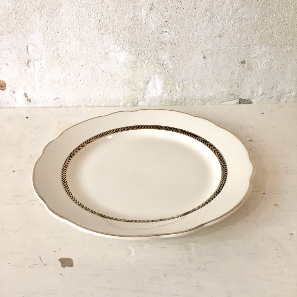 Assiette plate "Turenne" Digoin Sarreguemines