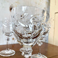 Lot de 6 verres à eau en cristal Brunner