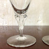 Lot de 4 verres à pied en cristal