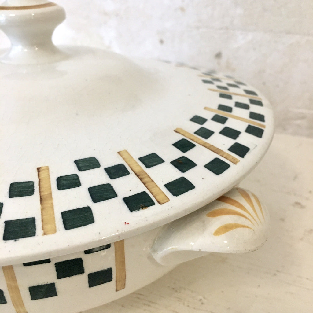 Soupière en faïence Chantilly Terre de Fer HBC