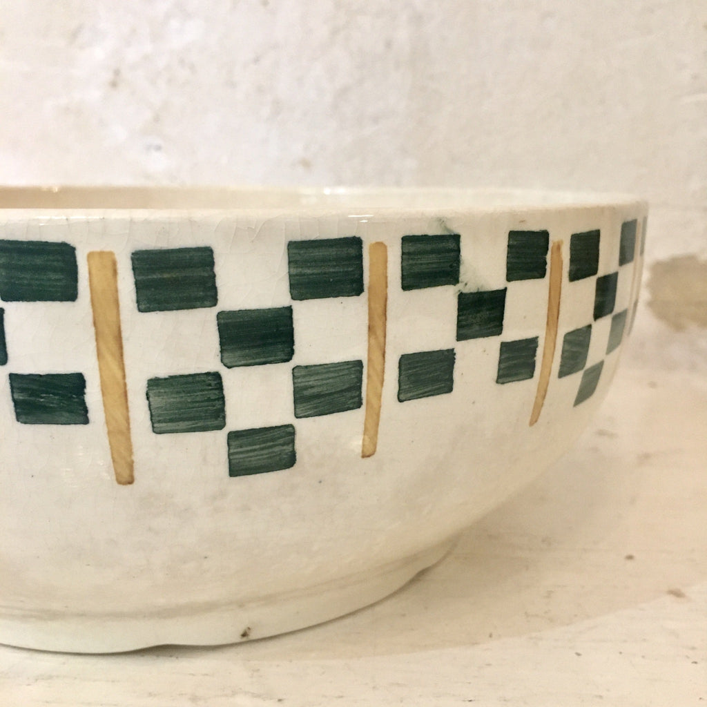 Saladier en faïence Chantilly Terre de Fer HBC