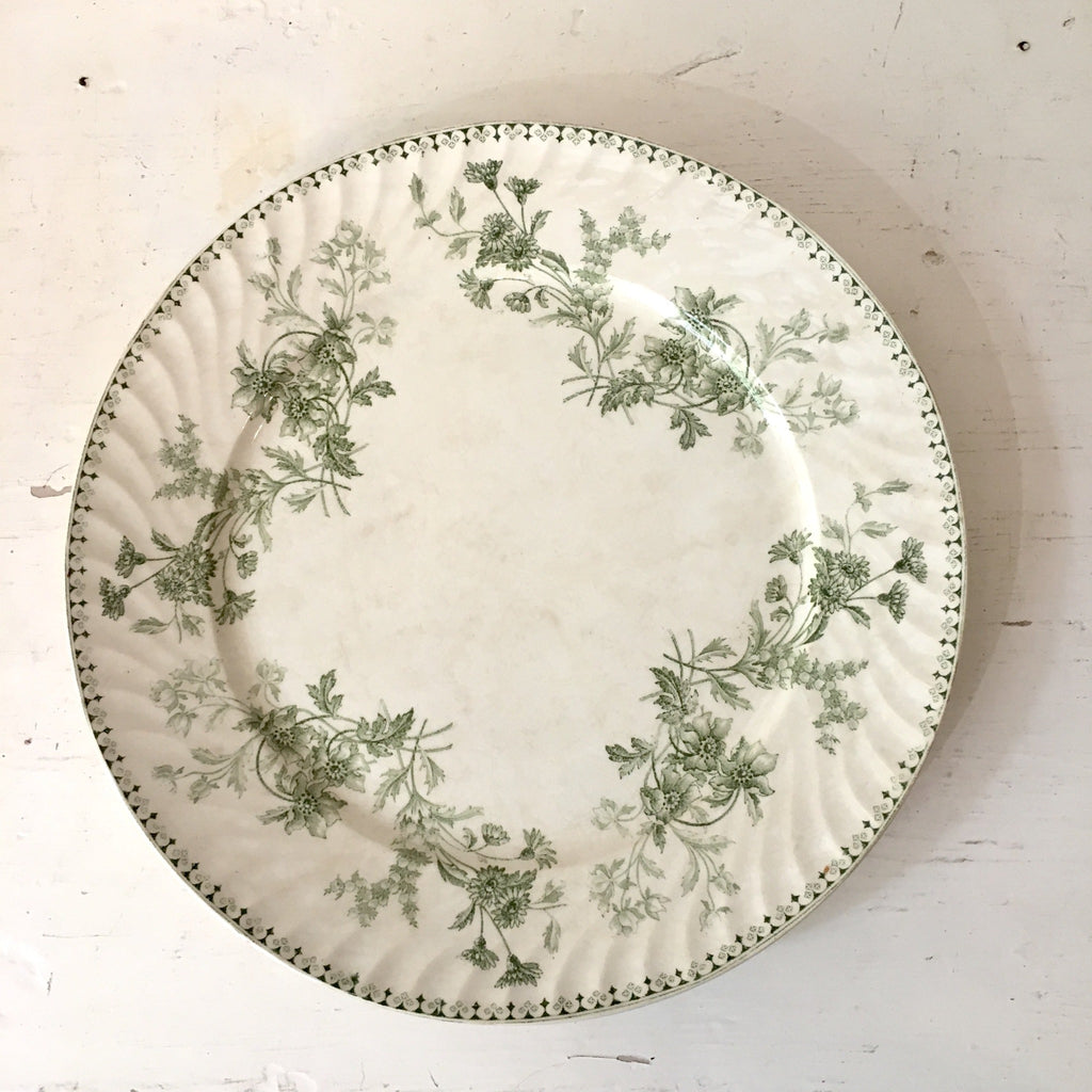 Plat rond Sarreguemines Elvire diamètre 30,5 cm