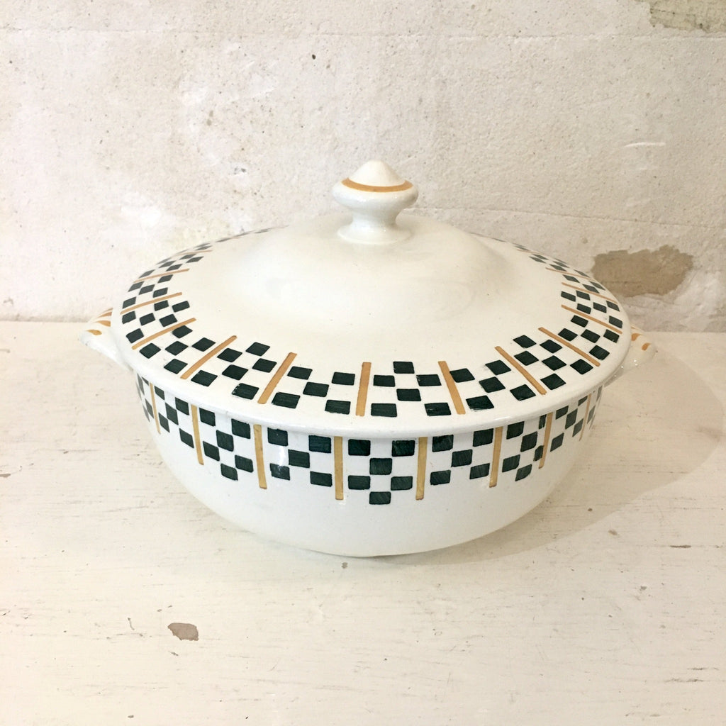 Soupière en faïence Chantilly Terre de Fer HBC