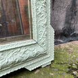 Miroir style Louis XV repeint vert menthe