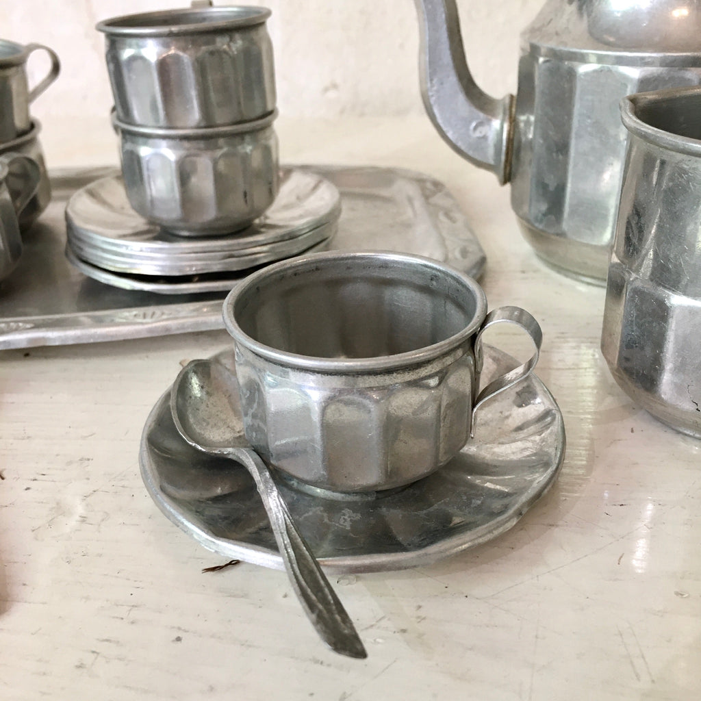 Service à café dinette en alu