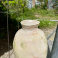 Vase bouteille céramique blanche Christine Zirk