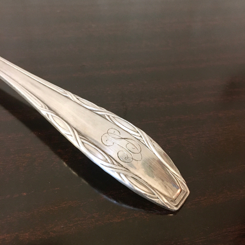 Louche Argental monogrammée