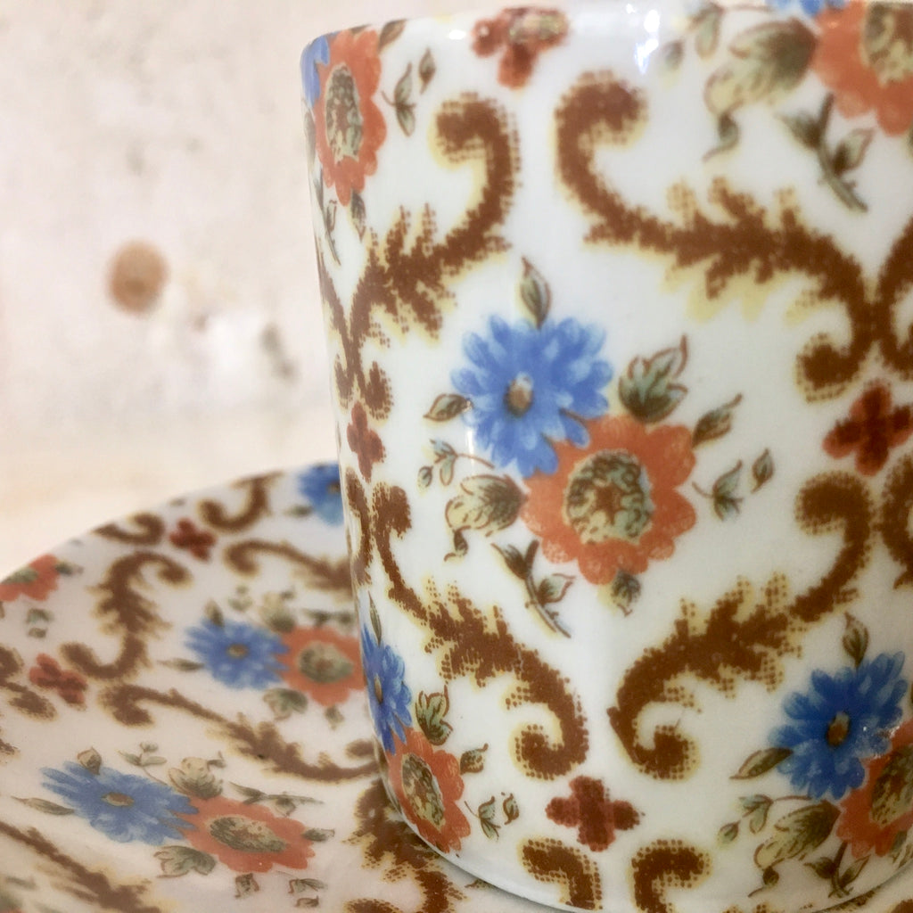 Ensemble de 2 tasses et soucoupes Porcellana Karim