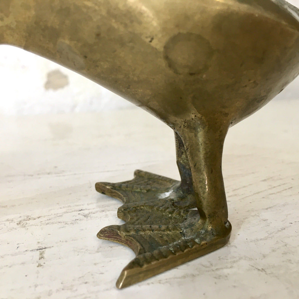 Canard debout en laiton