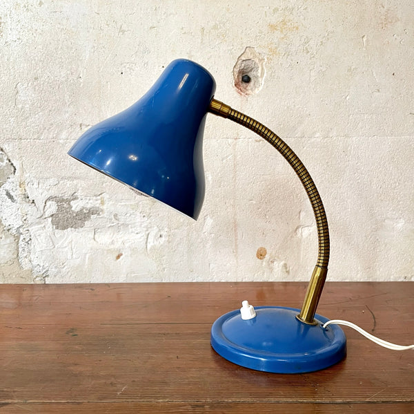 Lampe de bureau vintage bleu