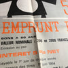 Affiche originale Emprunt PTT 5% Tuloup 1964