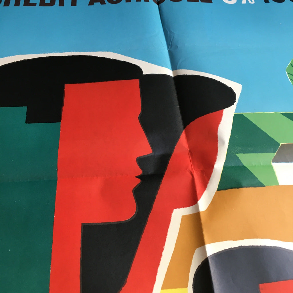 Affiche originale Crédit Agricole 5% 1964 de Guy George