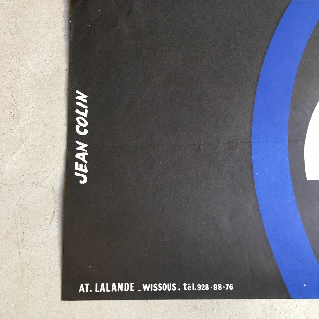 Affiche originale années 60 de Jean Colin Prévention Routière