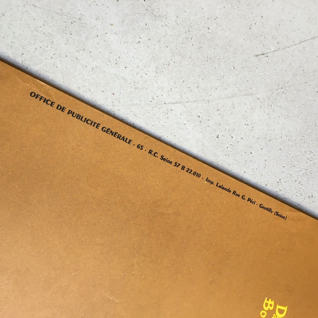 Affiche originale Semaine Internationale de l'Agriculture 1965 Daniel Bour