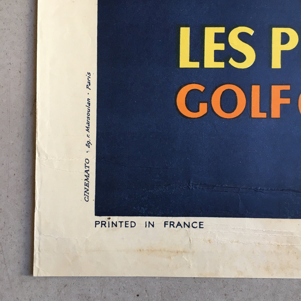 Affiche originale de tourisme années 50 - 60. Poster vintage Normandie Granville Îles Chausey