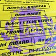 Affiche originale IVe Festival de Blois 1960 L'Arlésienne de Georges Bizet