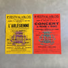 Affiches originales IVe Festival de Blois 1960