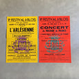 Affiches originales IVe Festival de Blois 1960