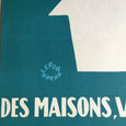 Affiche originale "Fleurissons le France" Concours National années 60 Lefor Openo 40 x 60 cm