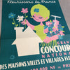 Affiche originale "Fleurissons le France" Concours National années 60 Lefor Openo 40 x 60 cm