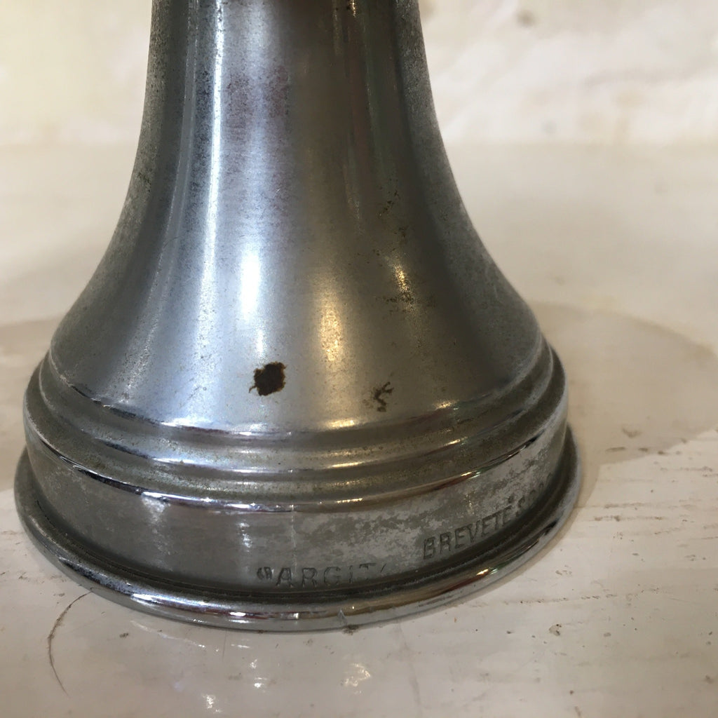 Moutardier argit inox et verre seringue