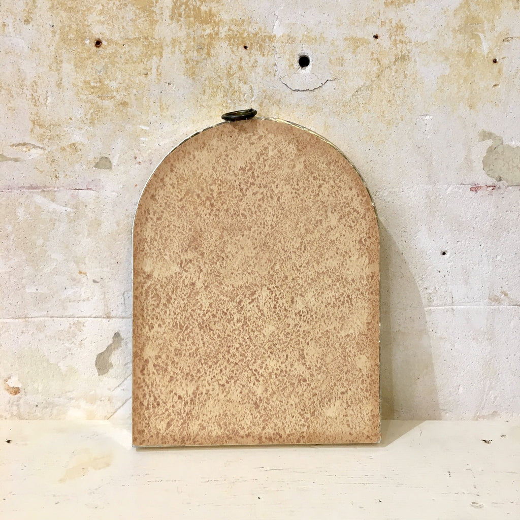 Décoration murale cage dorée oiseau Moucherolle Royal