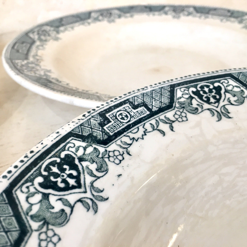 Assiette creuse Hamage et Moulin des Loups décor Maroc