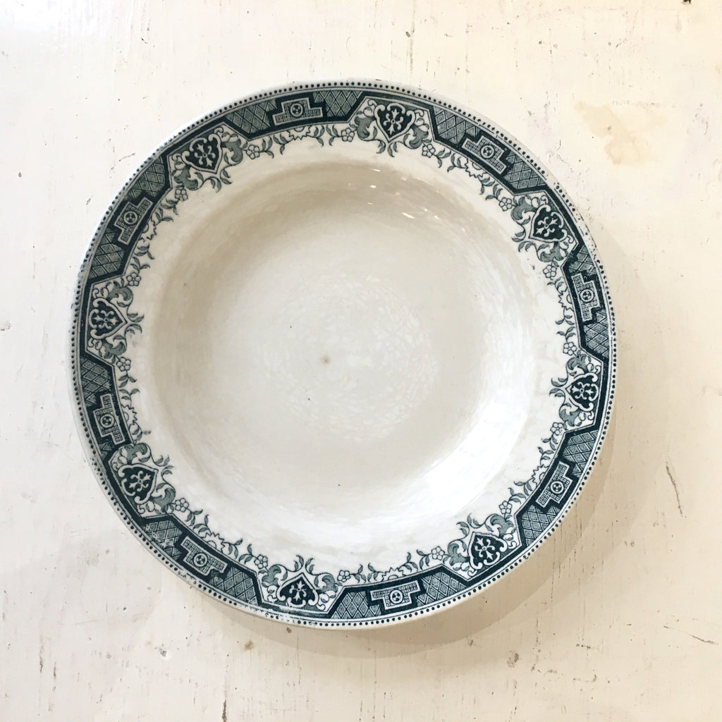 Assiette creuse Hamage et Moulin des Loups décor Maroc