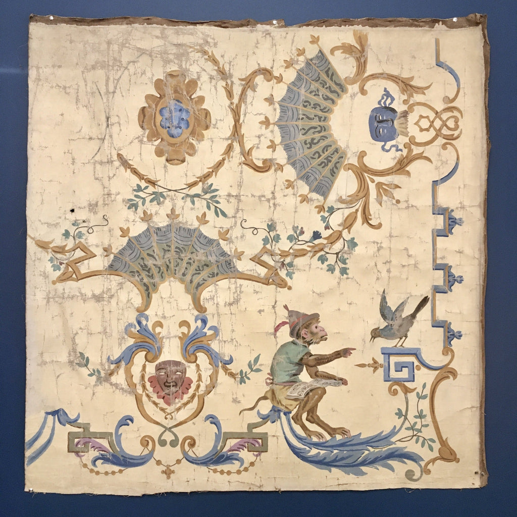 Peinture sur toile décor de théâtre pour enfants