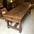 Ancienne table de ferme en bois massif