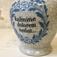 Pot pharmacie en porcelaine albarello grès d'Espinouze