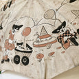 Ombrelle d'Indochine pour enfant en tissu dessins chat