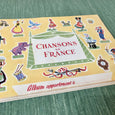 Livre album Poulain - Chansons de France - 1958