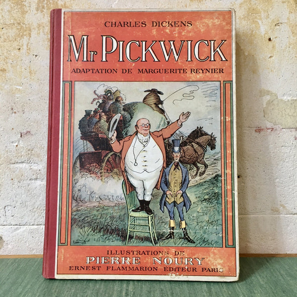 Livre illustré Mr Pickwick de Charles Dickens - édition Flammarion 1941