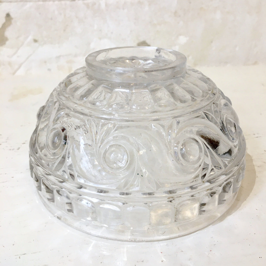 Bol en cristal moulé de Baccarat "Moulures russes" XIXe