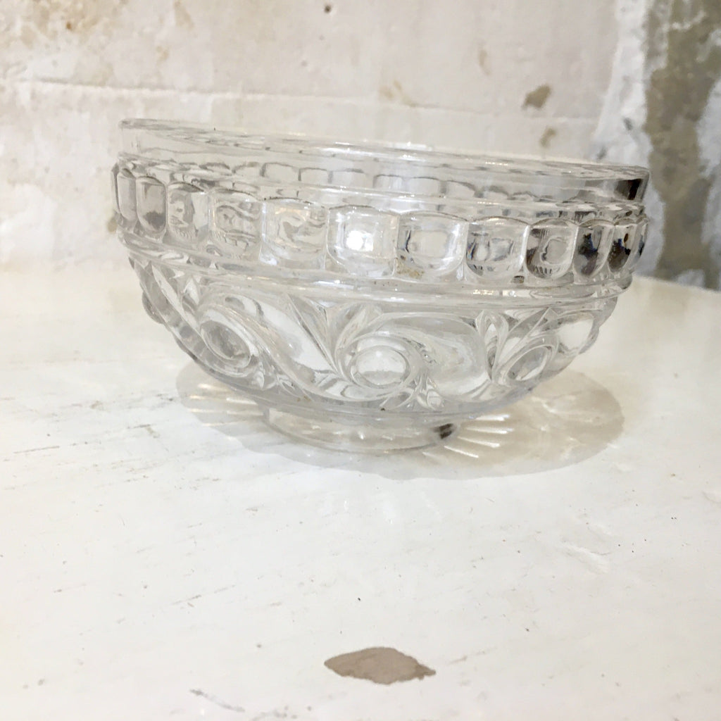 Bol en cristal moulé de Baccarat "Moulures russes" XIXe