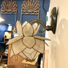 Applique en bronze fleur de lotus en nacre